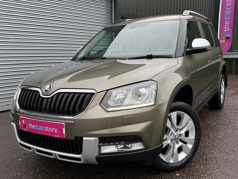 Green Used 2017 Skoda Yeti SE L SUV | £9,795 (Fair price) - Image 1/4