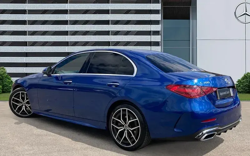 Used Mercedes C300 AMG Line Premium Plus 258 HP (189 kW) 2024 Blue Sedan