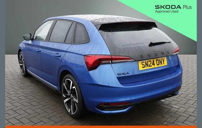 Used Skoda Scala Monte Carlo 113 HP (83 kW) 2024 Race blue metallic Hatchback