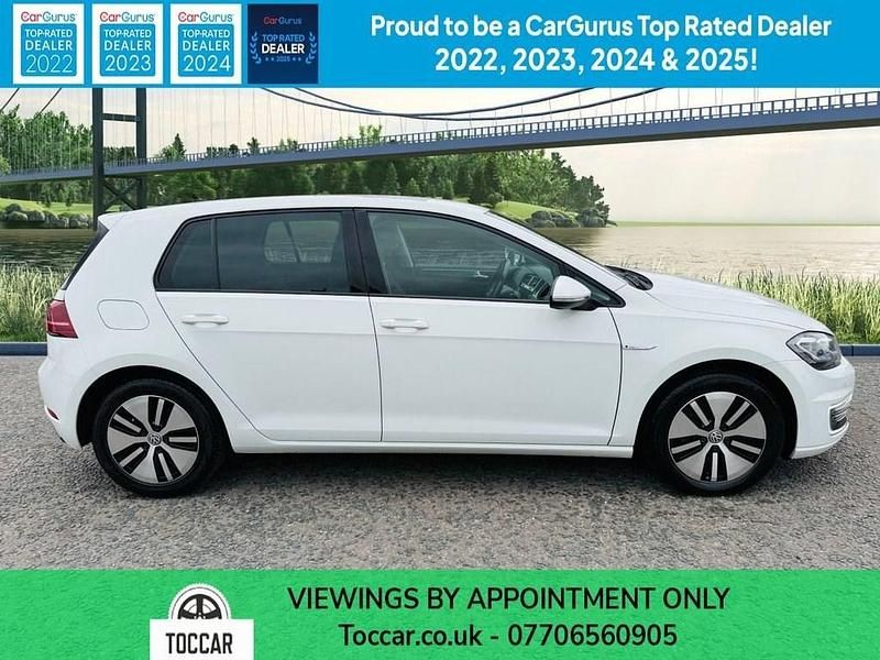Used VW e-Golf 99 kW (135 HP) 2019 White Hatchback