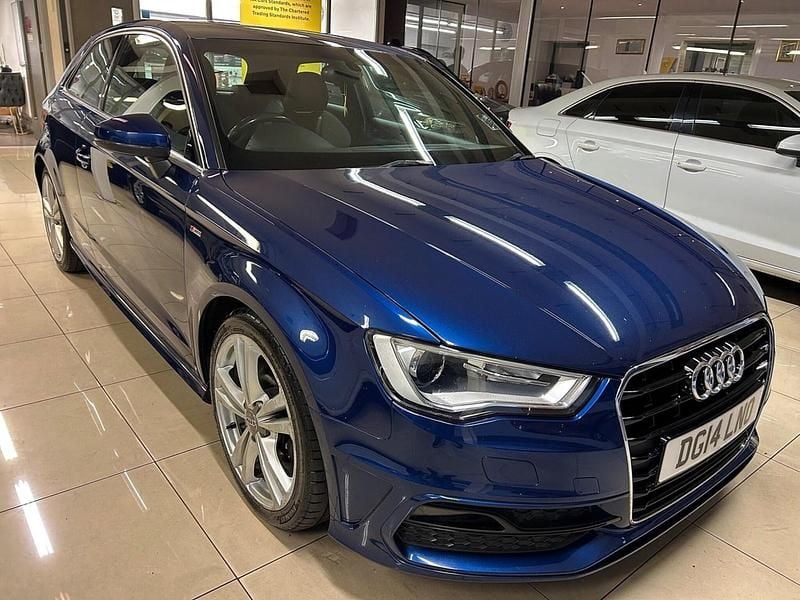 Blue Used 2014 Audi A3 S-Line Hatchback | £5,490 (A bit pricey) - Image 1/3