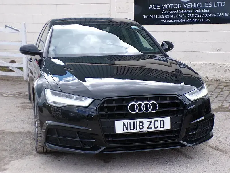 Used Audi A6 Black Edition 190 HP (139 kW) 2018 Black Sedan