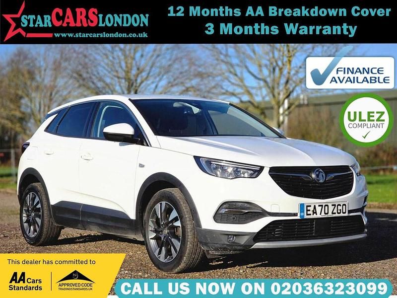 Used Vauxhall Grandland X S 130 HP (95 kW) 2020 White SUV