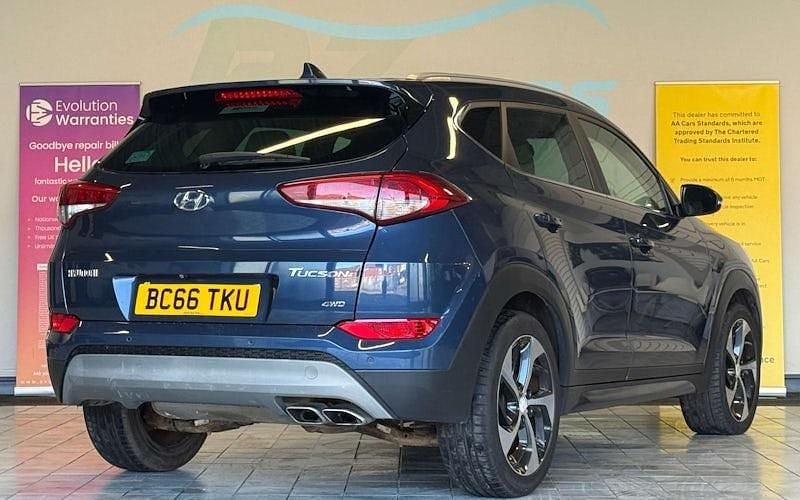 Used Hyundai Tucson Premium 136 HP (100 kW) 2017 Blue SUV