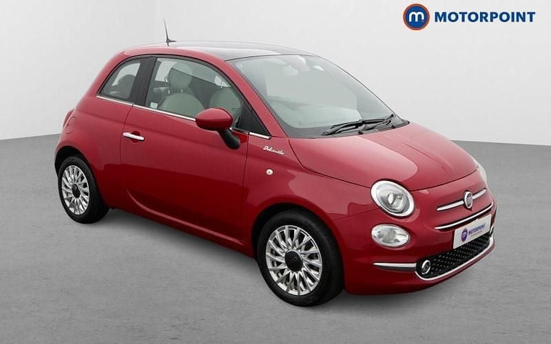Red Used 2022 Fiat 500 Dolcevita Hatchback | £10,399 (Fair price) - Image 1/4