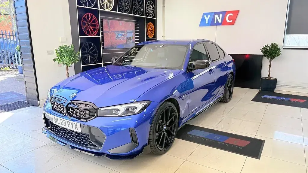 Used BMW 330e M Sport 292 HP (214 kW) 2023 Blue Sedan