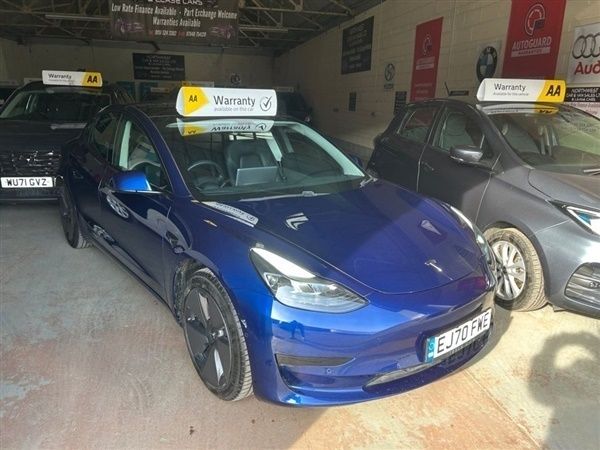 Blue Used 2020 Tesla Model 3 Standard Range Plus Sedan | £13,997 (Fair price) - Image 1/1