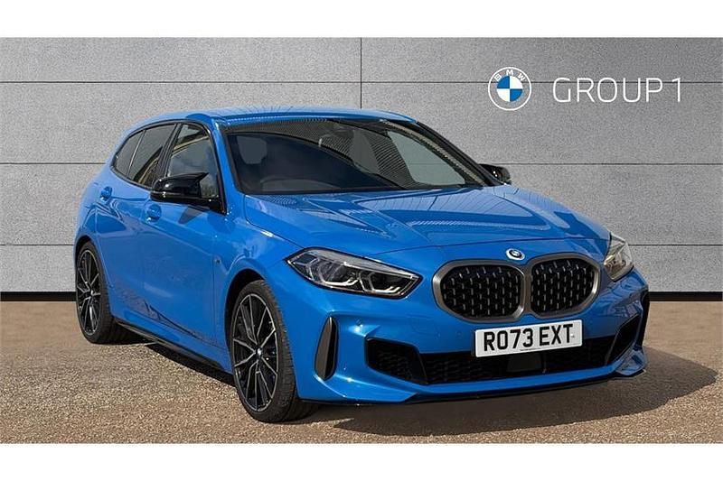 Used BMW M135 Shadowline 306 HP (225 kW) 2023 Misano blue Hatchback