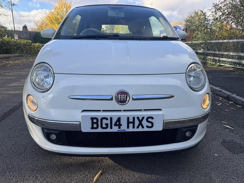 White Used 2014 Fiat 500C Lounge Cabriolet | £4,999 (Fair price) - Image 1/4
