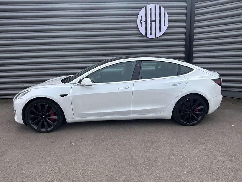 Used Tesla Model 3 Performance 461 kW (627 HP) 2020 White Sedan