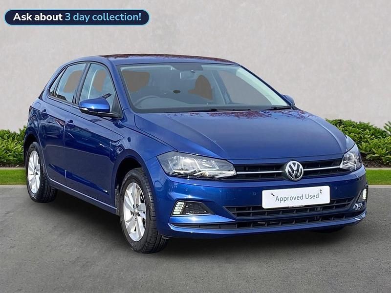 Blue Used 2019 VW Polo SE Hatchback | £14,999 (Fair price) - Image 1/4
