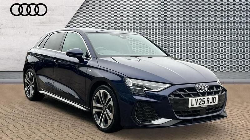 Blue Used 2025 Audi A3 S-Line Hatchback | £28,799 (Fair price) - Image 1/4