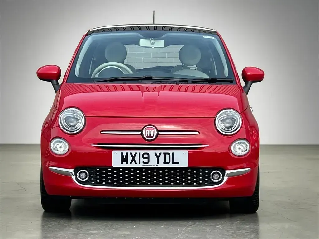 Used Fiat 500 Lounge 69 HP (50 kW) 2019 Red Hatchback