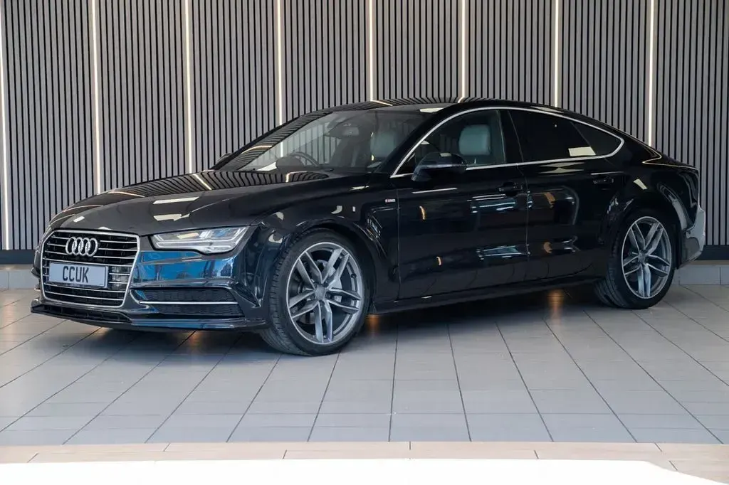 Used Audi A7 Sportback S-Line 218 HP (160 kW) 2016 Blue Hatchback