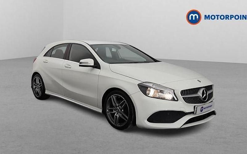 White Used 2018 Mercedes A160 AMG line Hatchback | £13,199 (Fair price) - Image 1/4