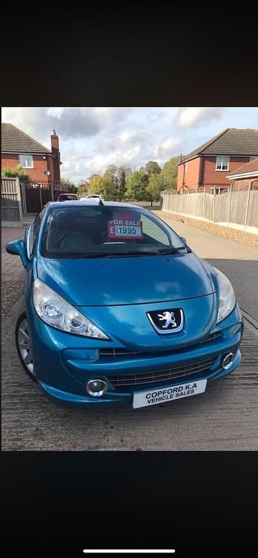 Used Peugeot 207 GT 2007 Blue Cabriolet