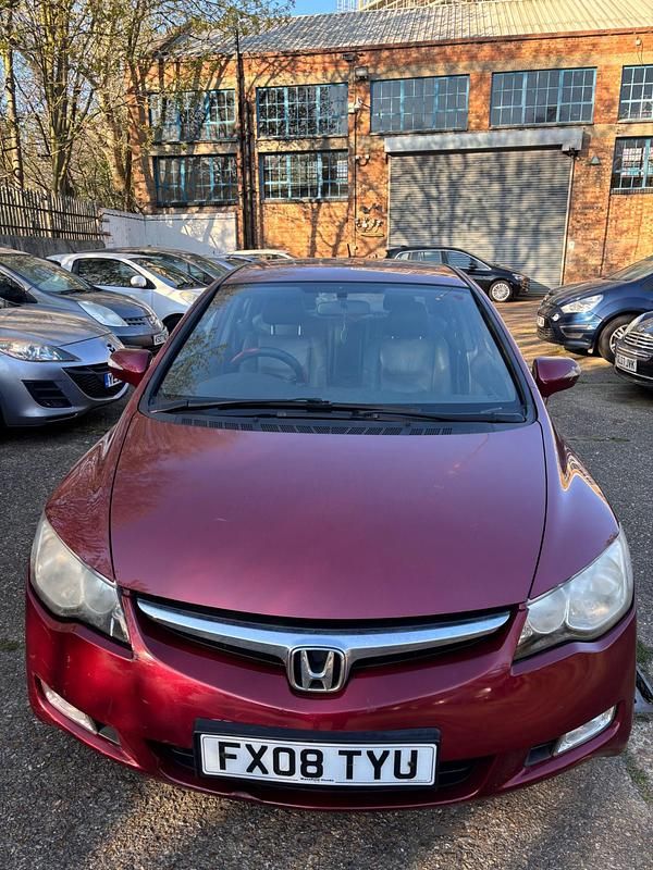 Red Used 2008 Honda Civic ES Sedan | £1,599 (Good price) - Image 1/4