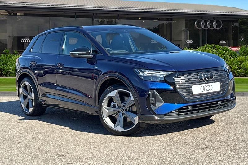 New Audi Q4 e-tron Black Edition 150 kW (204 HP) 2026 Blue SUV