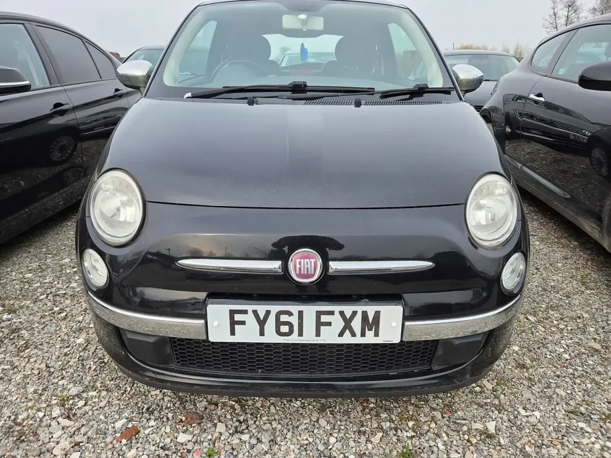 Used Fiat 500 Lounge 85 HP (62 kW) 2012 Black Hatchback