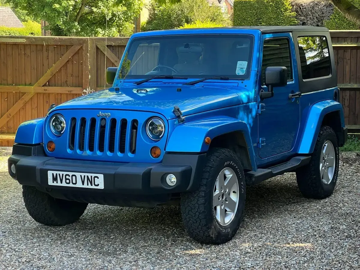 Used Jeep Wrangler Sahara 2010 Blue SUV