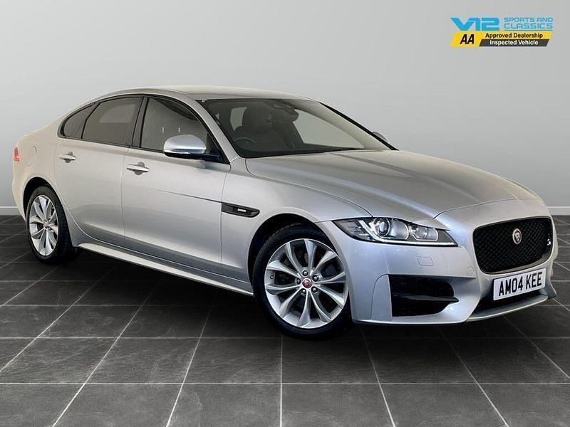 Silver Used 2017 Jaguar XF R-Sport Sedan | £10,495 (Fair price) - Image 1/2