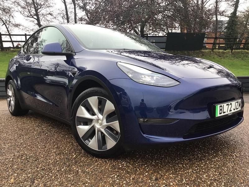 Used Tesla Model Y Long Range AWD 378 kW (514 HP) 2022 Blue SUV