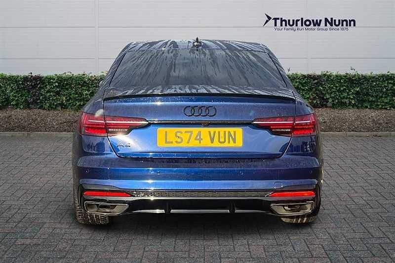 Used Audi A4 Black Edition 150 HP (110 kW) 2024 Navarra blue metallic Sedan