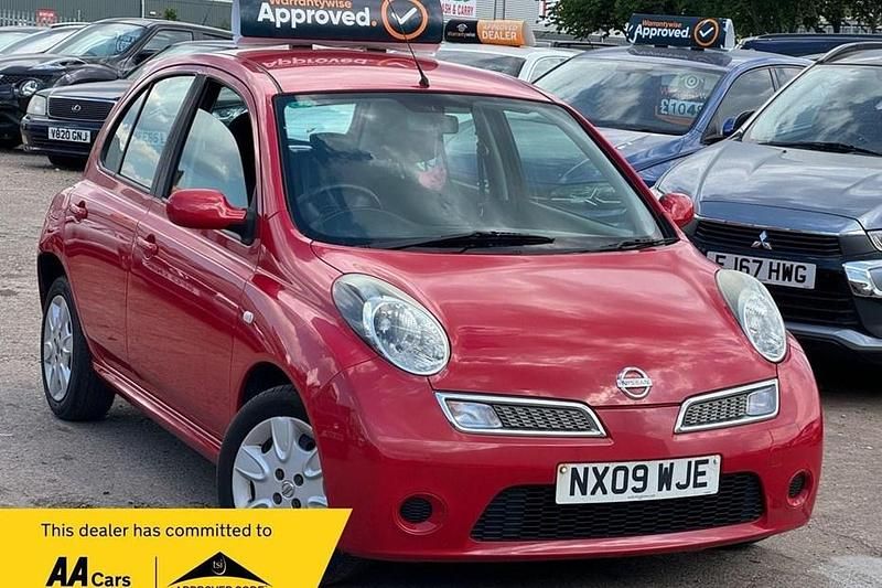 Red Used 2009 Nissan Micra Acenta Hatchback | £2,275 (Fair price) - Image 1/1