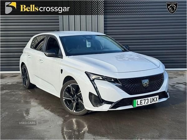 White Used 2024 Peugeot e-308 Hatchback | £18,890 (Fair price) - Image 1/4