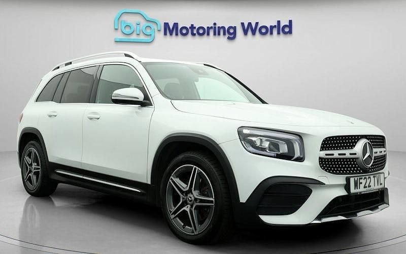 White Used 2022 Mercedes GLB200 AMG line SUV | £20,800 (Fair price) - Image 1/4