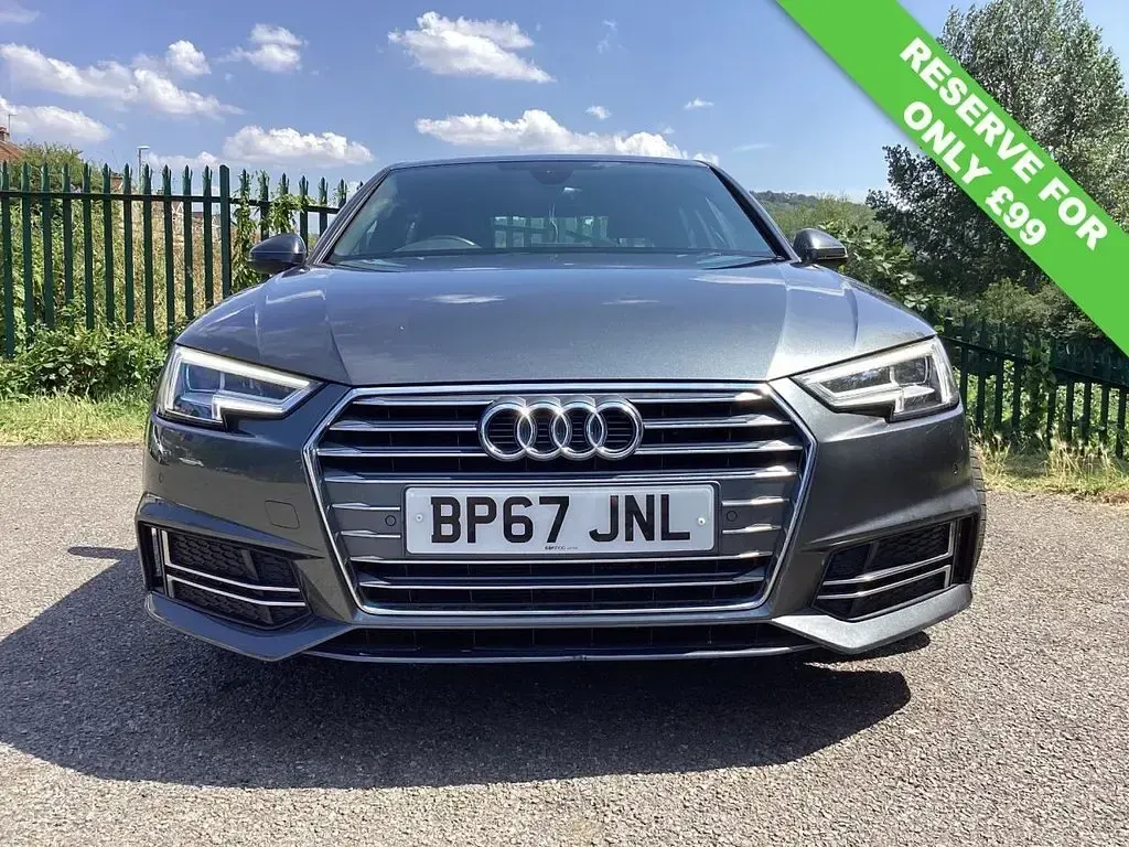 Used Audi A4 S-Line 150 HP (110 kW) 2017 Grey Sedan