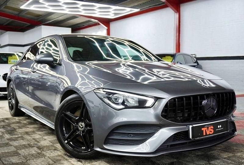 Used Mercedes CLA200 AMG line 163 HP (119 kW) 2019 Grey Coupe