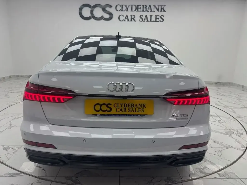 Used Audi A6 Black Edition 204 HP (150 kW) 2020 White Sedan