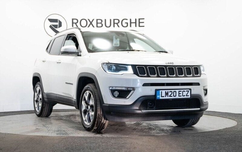 White Used 2020 Jeep Compass Limited SUV | £13,995 (Good price) - Image 1/4