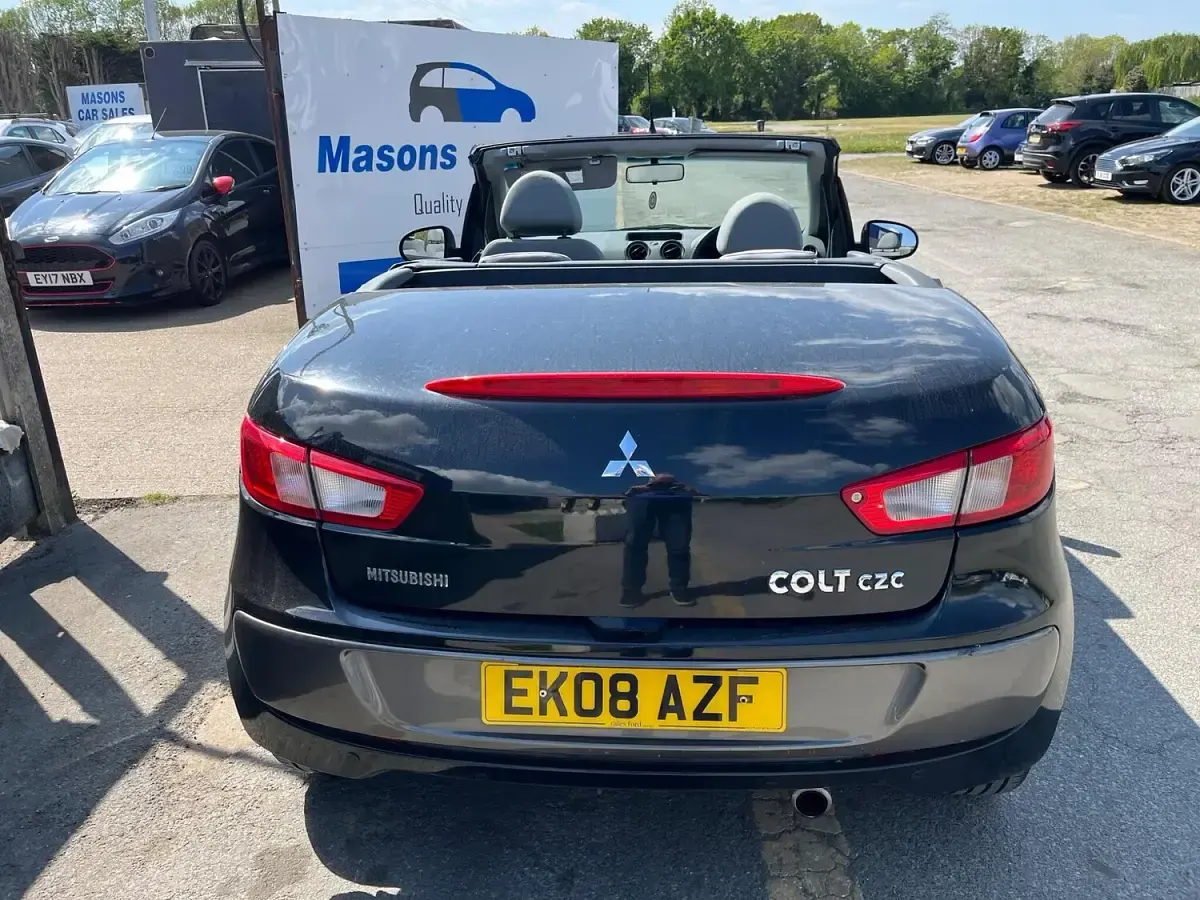 Used Mitsubishi Colt 2008 Black Cabriolet