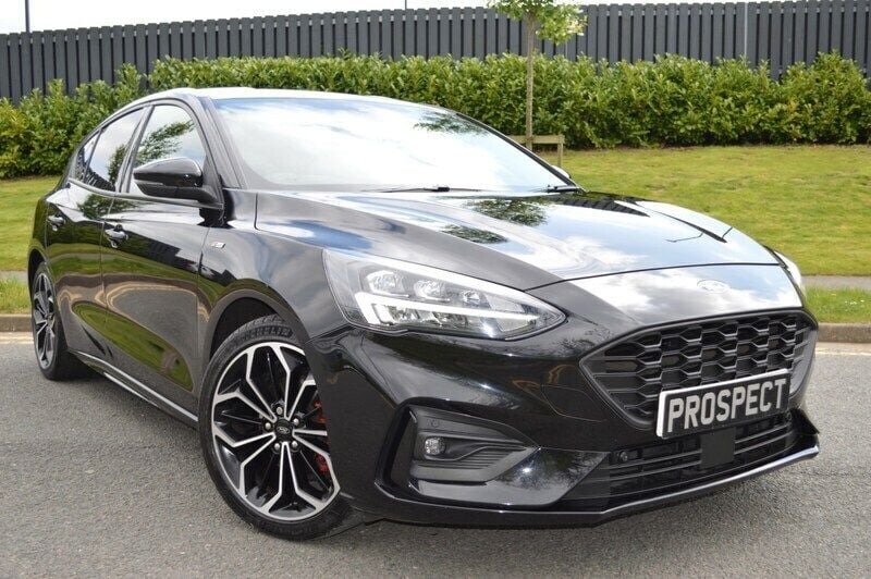 Panther black metallic Used 2021 Ford Focus ST-Line X Hatchback | £13,900 (Fair price) - Image 1/4