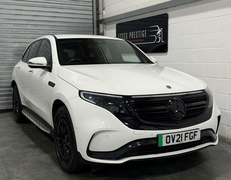 White Used 2021 Mercedes EQC400 AMG line SUV | £17,908 (Super price) - Image 1/4