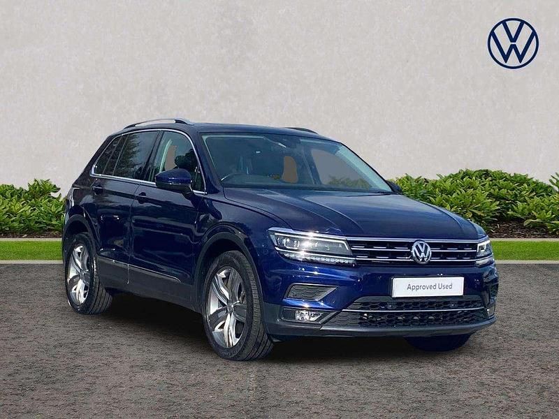 Blue Used 2019 VW Tiguan SEL SUV | £18,490 (Good price) - Image 1/4