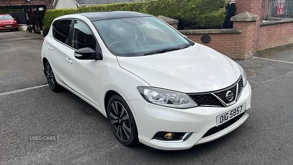 White Used 2016 Nissan Pulsar N-TEC Hatchback | £5,995 (A bit pricey) - Image 1/4