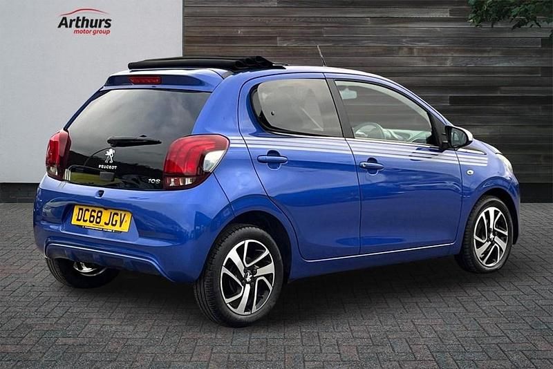 Used Peugeot 108 Collection 71 HP (52 kW) 2018 Blue Hatchback