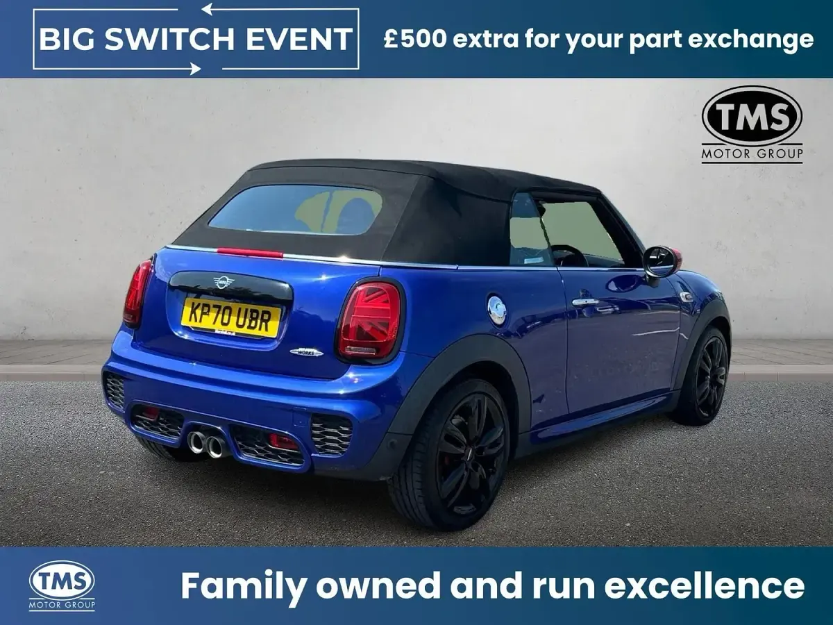 Used Mini John Cooper Works Cabriolet 2020 Blue Cabriolet