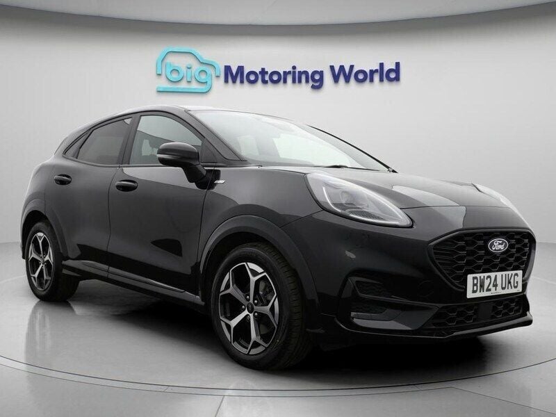 Black Used 2024 Ford Puma ST-Line SUV | £16,900 (Good price) - Image 1/4