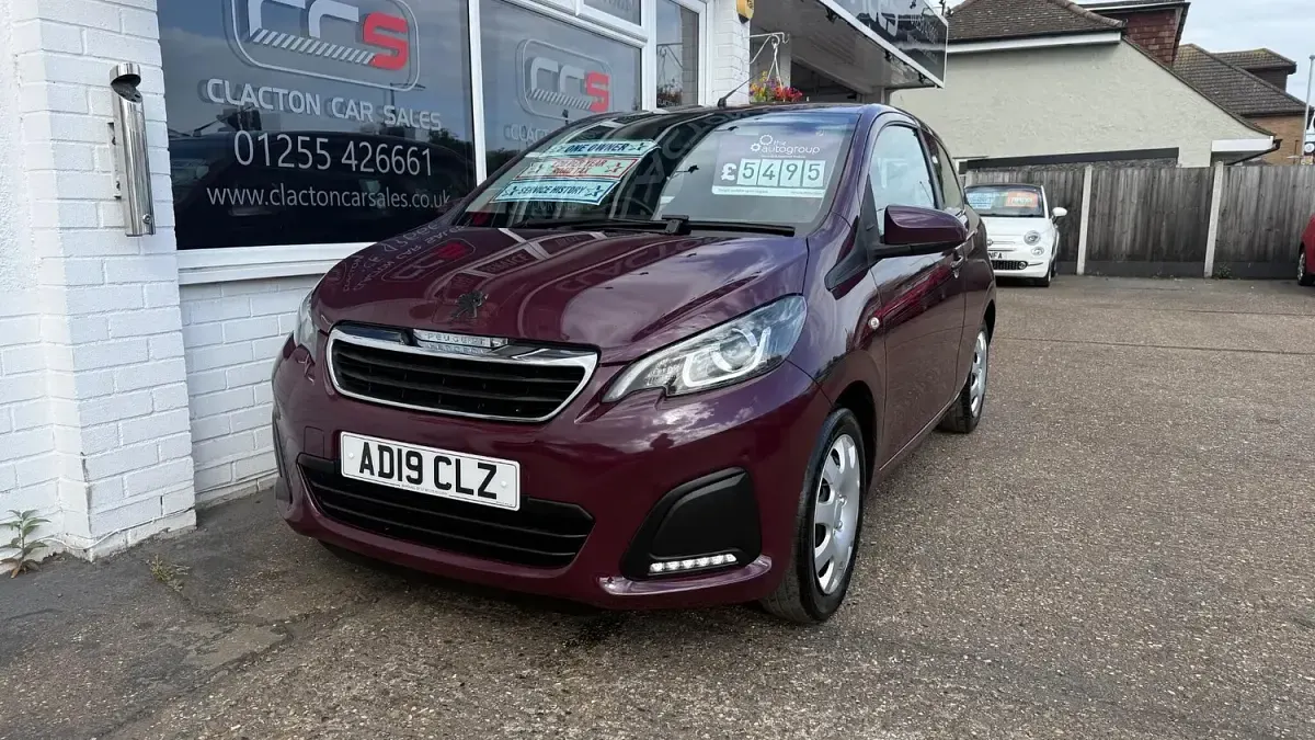 Used Peugeot 108 Active 72 HP (52 kW) 2019 Mauve/purple Hatchback