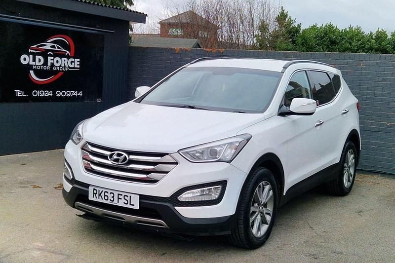 Used Hyundai Santa Fe Premium 194 HP (142 kW) 2013 White SUV