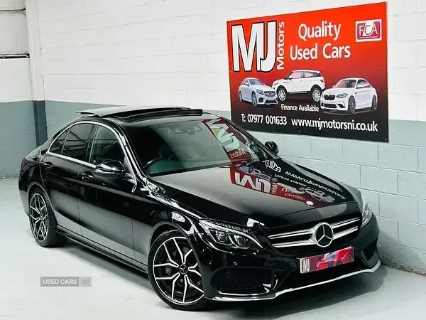 Used Mercedes C250 AMG line 2017 Black Sedan