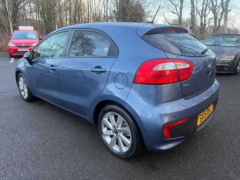 Używany Kia Rio 84 KM (61 kW) 2015 Niebieski Hatchback