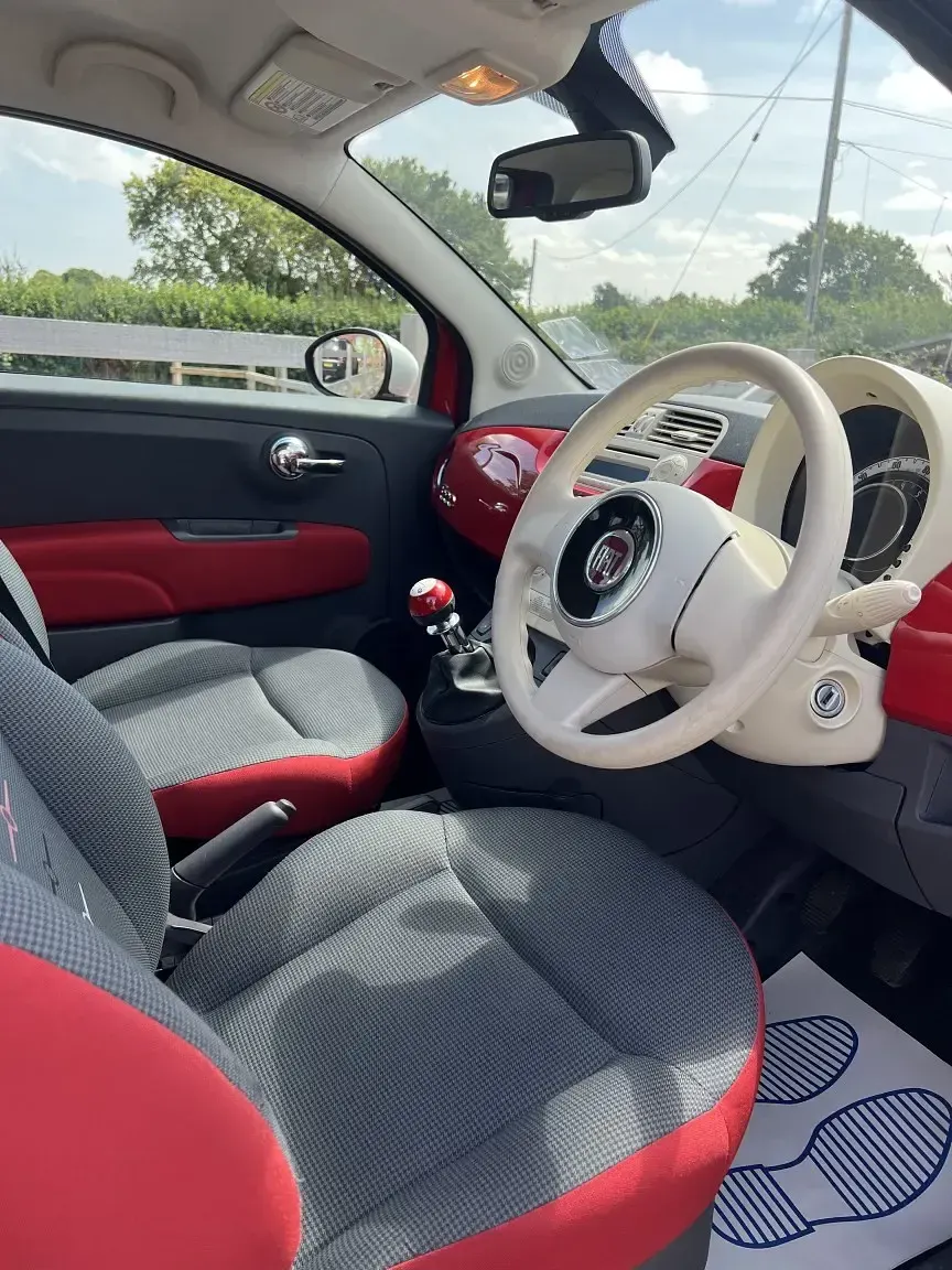 Used Fiat 500 69 HP (50 kW) 2014 Red Hatchback