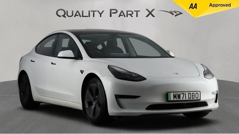 Used Tesla Model 3 Long Range AWD 366 kW (498 HP) 2021 White Sedan