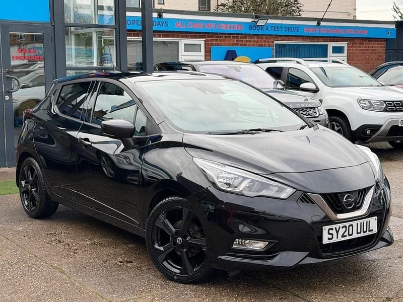 Black Used 2020 Nissan Micra S Hatchback | £8,680 (Fair price) - Image 1/4