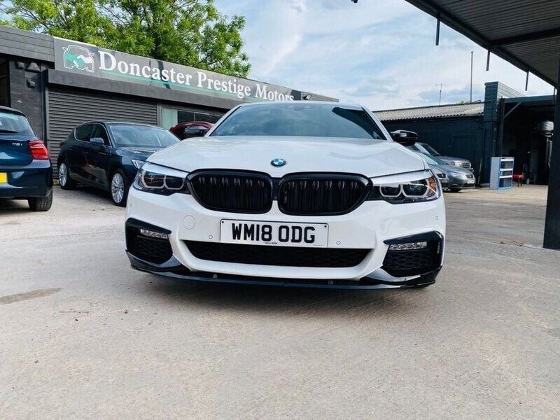 White Used 2018 BMW 520 M Sport Sedan | £11,590 (Super price) - Image 1/4